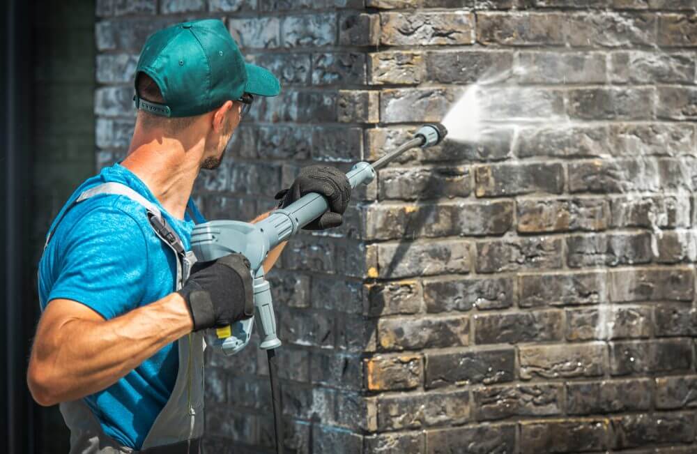 brick house pressue washing