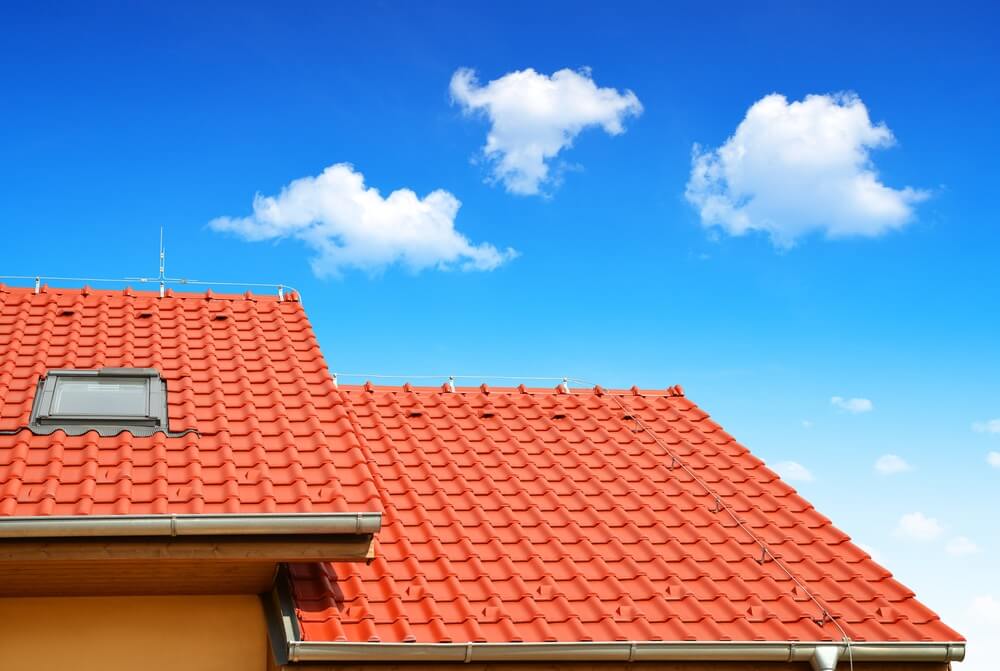 orange tiled roof